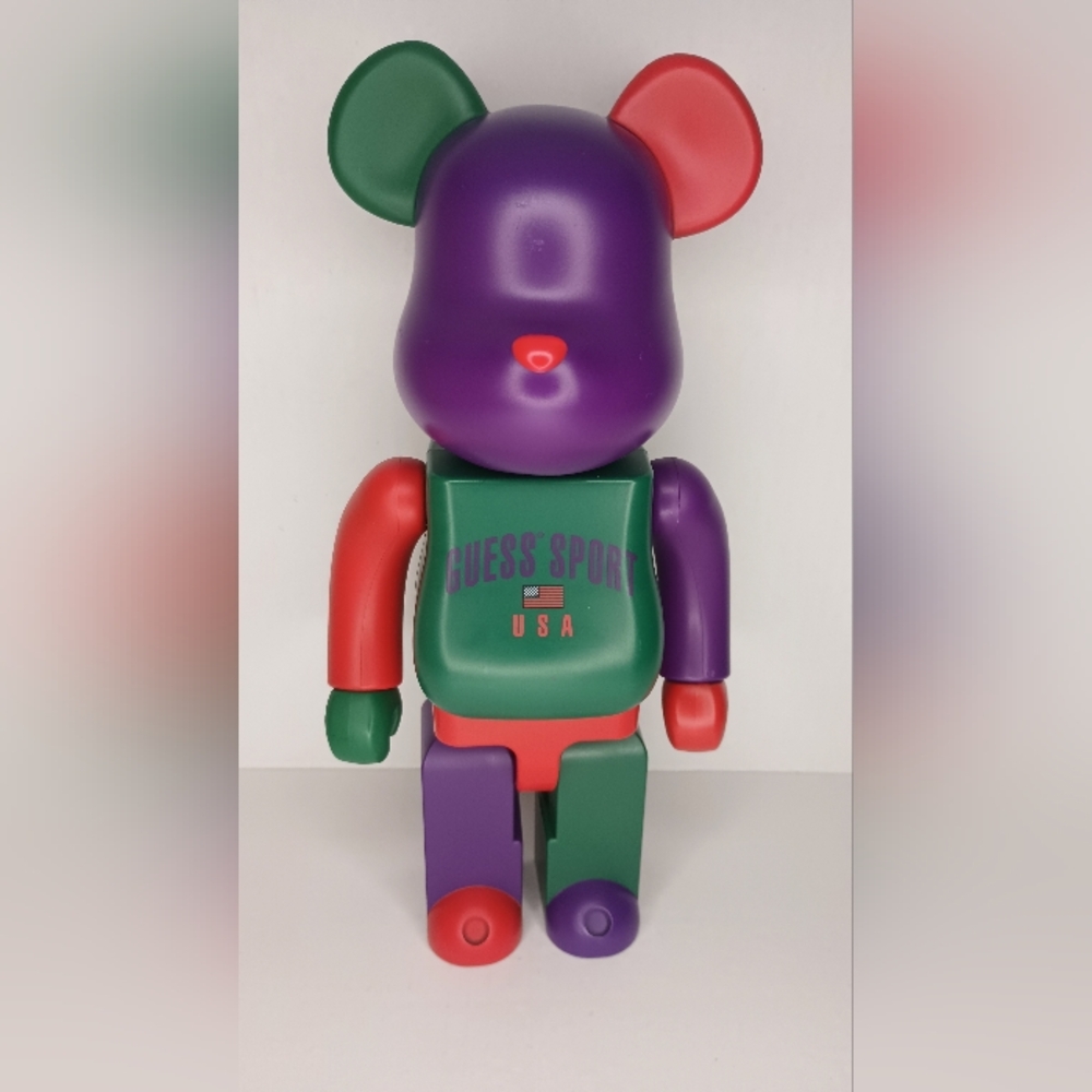 BE@RBRICK 100% & 400%  Guess Sport Logo Medicom toy bearbrick from Japan